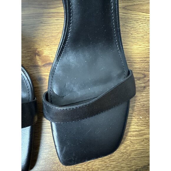 GUESS Women's Yael Ankle Strap Dress Heels Black Size 8 - Picture 7 of 9